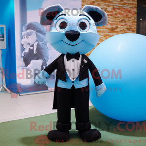 Postava maskota Sky Blue...