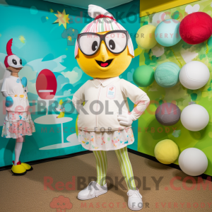 Cream Hens maskotdraktfigur...