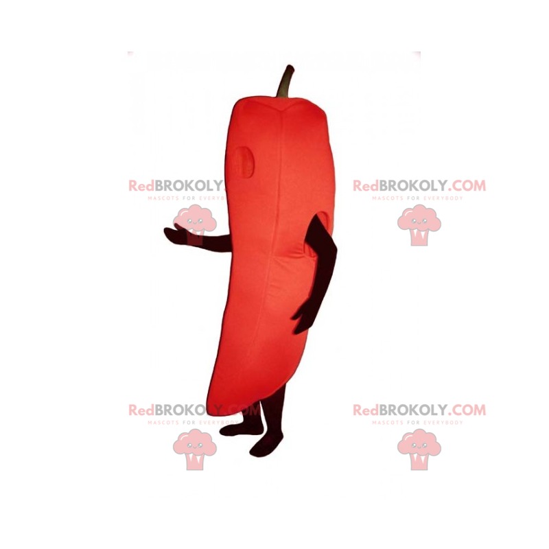 Rød pepper maskot - Redbrokoly.com