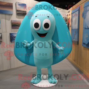 Cyan Surfboard mascot...