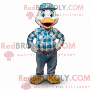 Cyan Geese maskot...