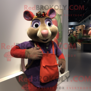Ratatouille-mascottekostuum...