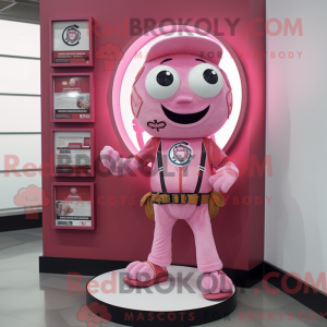 Rosa Anheng Maskot Kostyme...