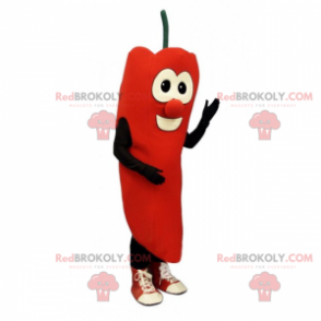 Mascota de pimiento rojo sonriente - Redbrokoly.com