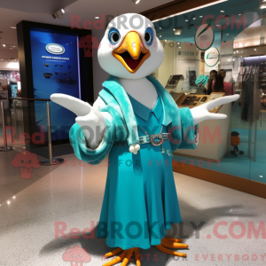 Máscara de albatroz turca...