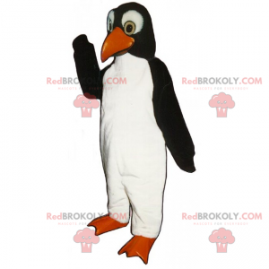 Mascote pinguim peludo e macio - Redbrokoly.com