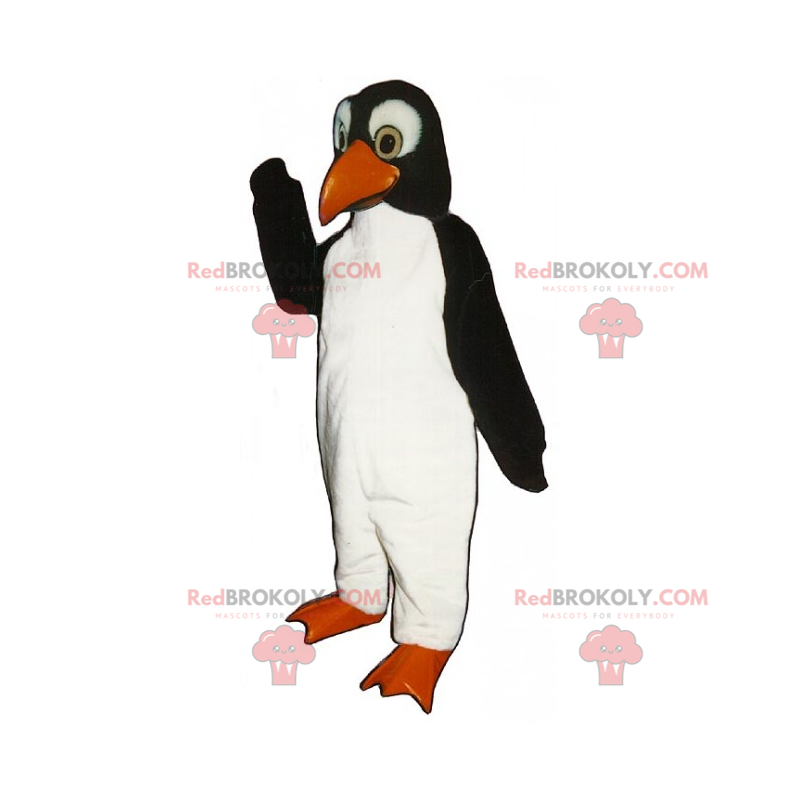 Mascota de pingüino peludo suave - Redbrokoly.com