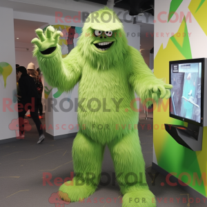 Limegrønn...