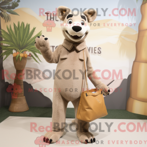 Tan Thylacosmilus mascot...