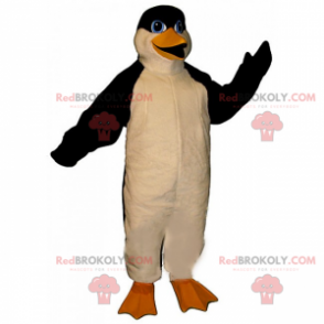 Mascotte de pingouin aux yeux bleus - Redbrokoly.com