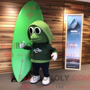 Forest Green Surfboard...