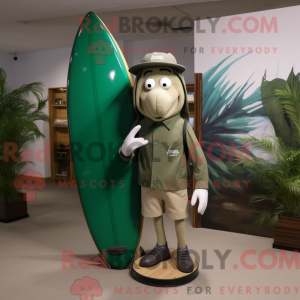 Forest Green Surfboard...