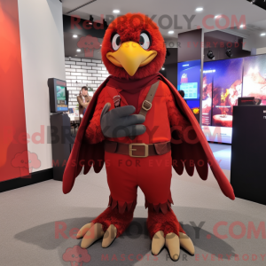 Red Eagle-mascottekostuum...