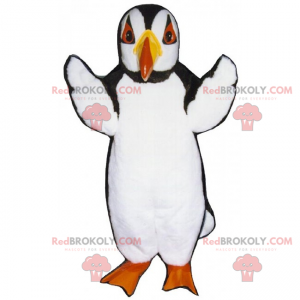 Mascotte del pinguino con gli occhi rossi - Redbrokoly.com