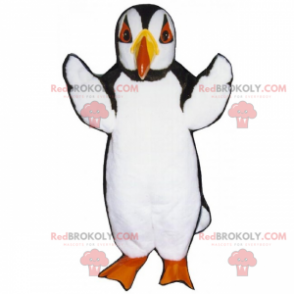 Penguin mascot with red eyes - Redbrokoly.com