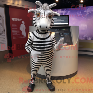 Figura de máscara de zebra...