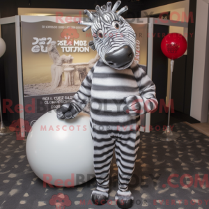 Figura de máscara de zebra...