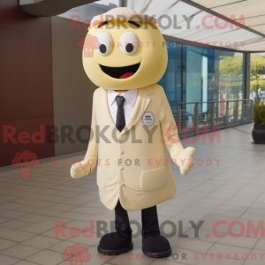 Crème But mascottekostuum...