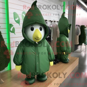 Waldgrüne Birne Maskottchen...