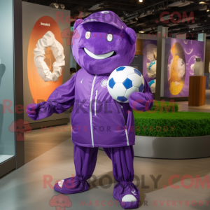 Purple Soccer Ball...