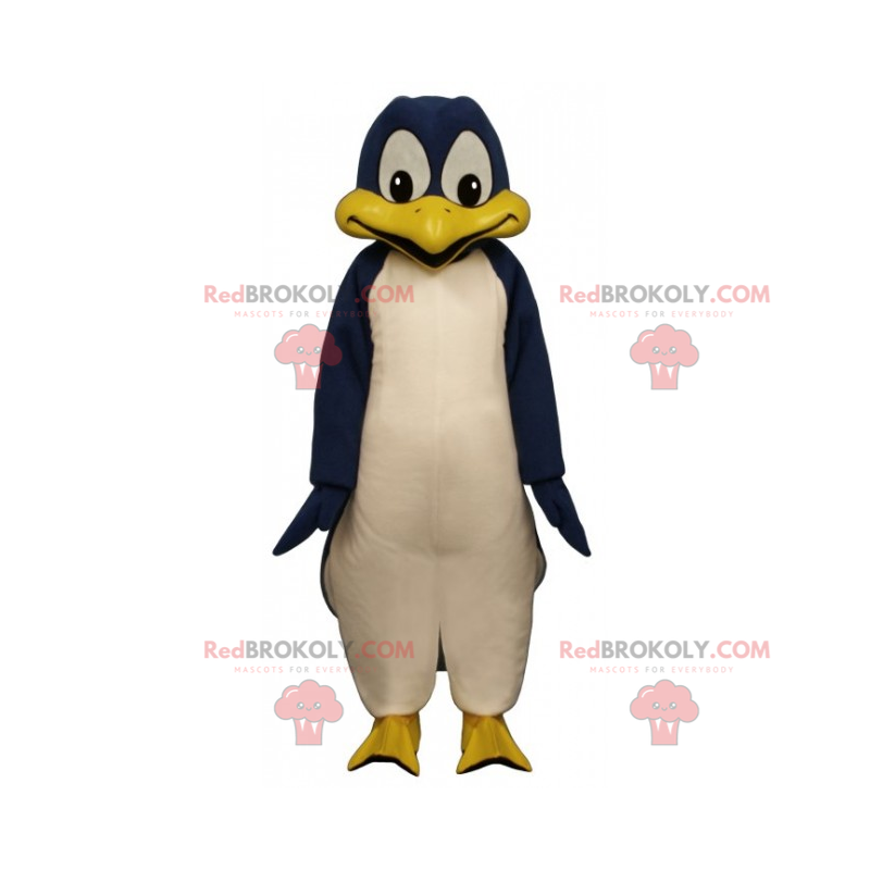 Blå pingvin maskot - Redbrokoly.com