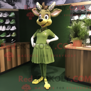 Máscara de Olive Deer com...