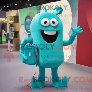 Turquoise telefoon...