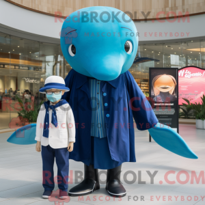 Costume mascotte de baleine...