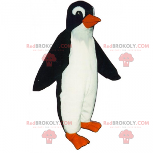 Mascote pinguim sorridente - Redbrokoly.com