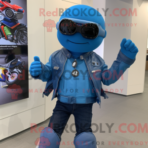 Maskotdraktfigura Blue...
