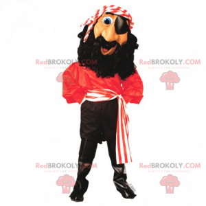 Piratenmaskottchen mit Stirnband - Redbrokoly.com