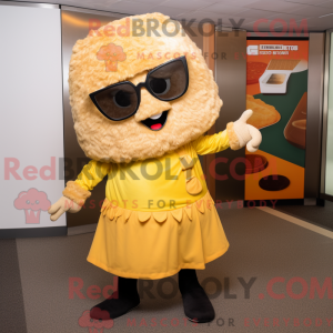 Gold Shepard S Pie mascot...