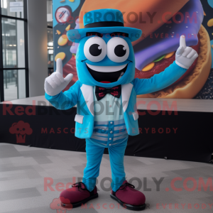Costume de mascotte de Cyan...
