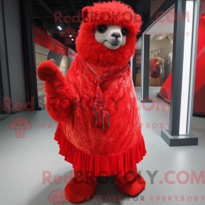 Costume mascotte d alpaga...