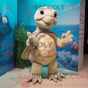 Mascotte de tortue de mer...