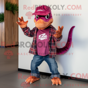 Disfraz de mascota Magenta...