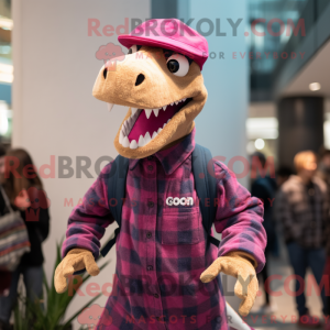 Disfraz de mascota Magenta...