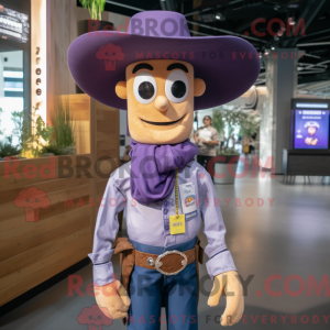 Lavendel Cowboy maskot...