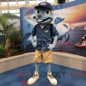 Navy Barracuda maskot...