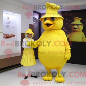 Disfraz de mascota de pollo...