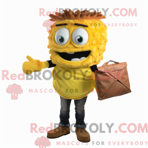Postava maskota žlutého...