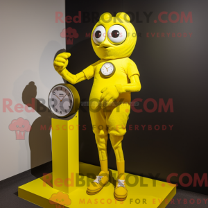 Lemon Yellow Wrist Watch...
