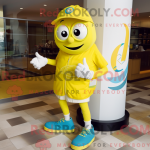Lemon Yellow Wrist Watch...