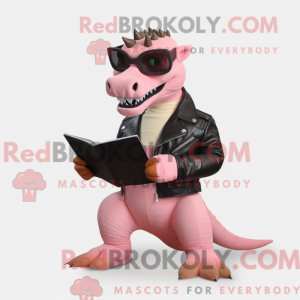 Postava maskota růžového...
