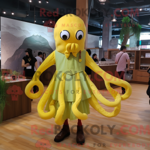 Disfraz de mascota pulpo...