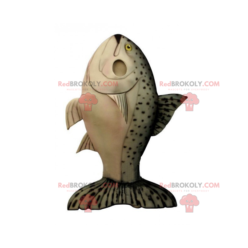 Mascotte de poisson a taches - Redbrokoly.com