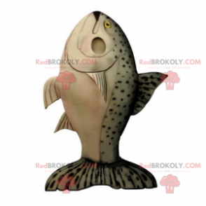 Spotted fish mascot - Redbrokoly.com