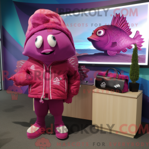 Disfraz de mascota Magenta...