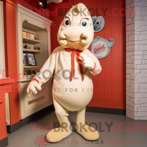 Maskotka Cream Lobster...