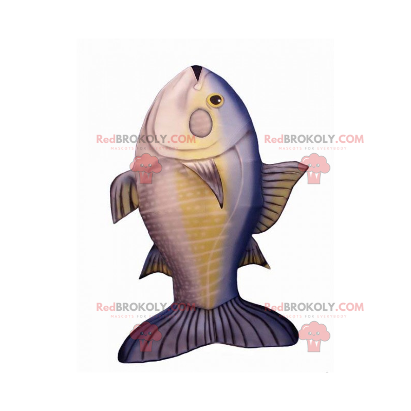 Classic fish mascot - Redbrokoly.com